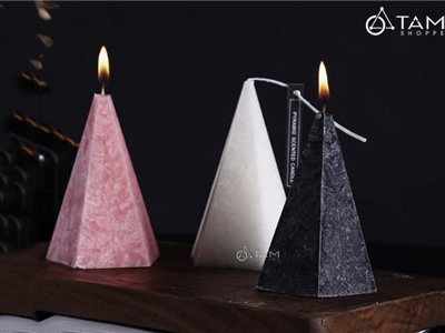 Nến thơm trang trí hình chóp tam giác NEN-TD-02